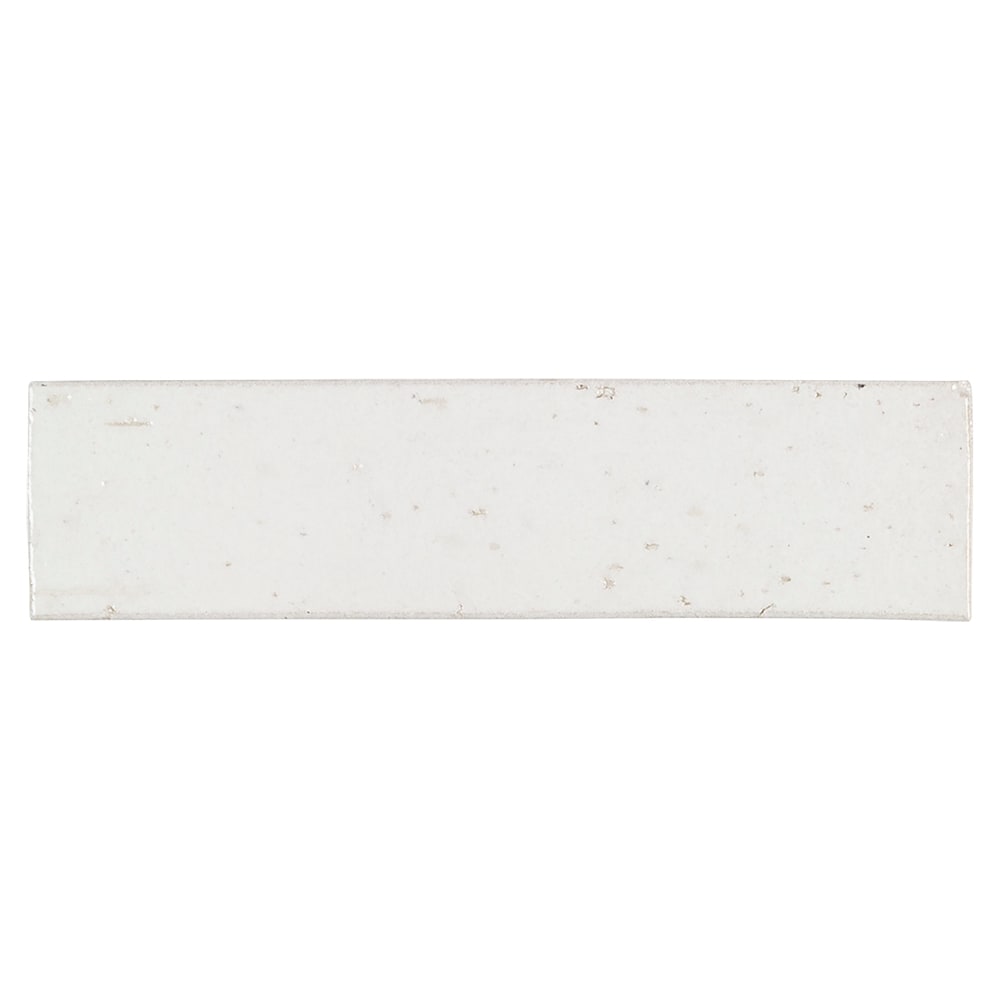 Elida Ceramica Painted Bricks White 2-in x 9-in Glazed Ceramic Brick Subway Wall Tile