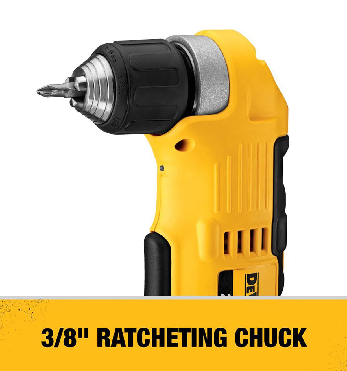 DEWALT 20-Volt MAX 3/8-in Right Angle Cordless Drill/Driver, DCD740B