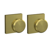 Custom Bowery Matte Black Collins Trim Dummy  Door Knob (2-pack) - Super Arbor