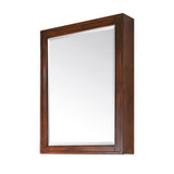 Avanity Madison 28-in x 36-in Surface Mount Tobacco Mirrored Soft Close Medicine Cabinet