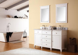 Avanity Windsor 72-in White Bathroom Vanity Cabinet