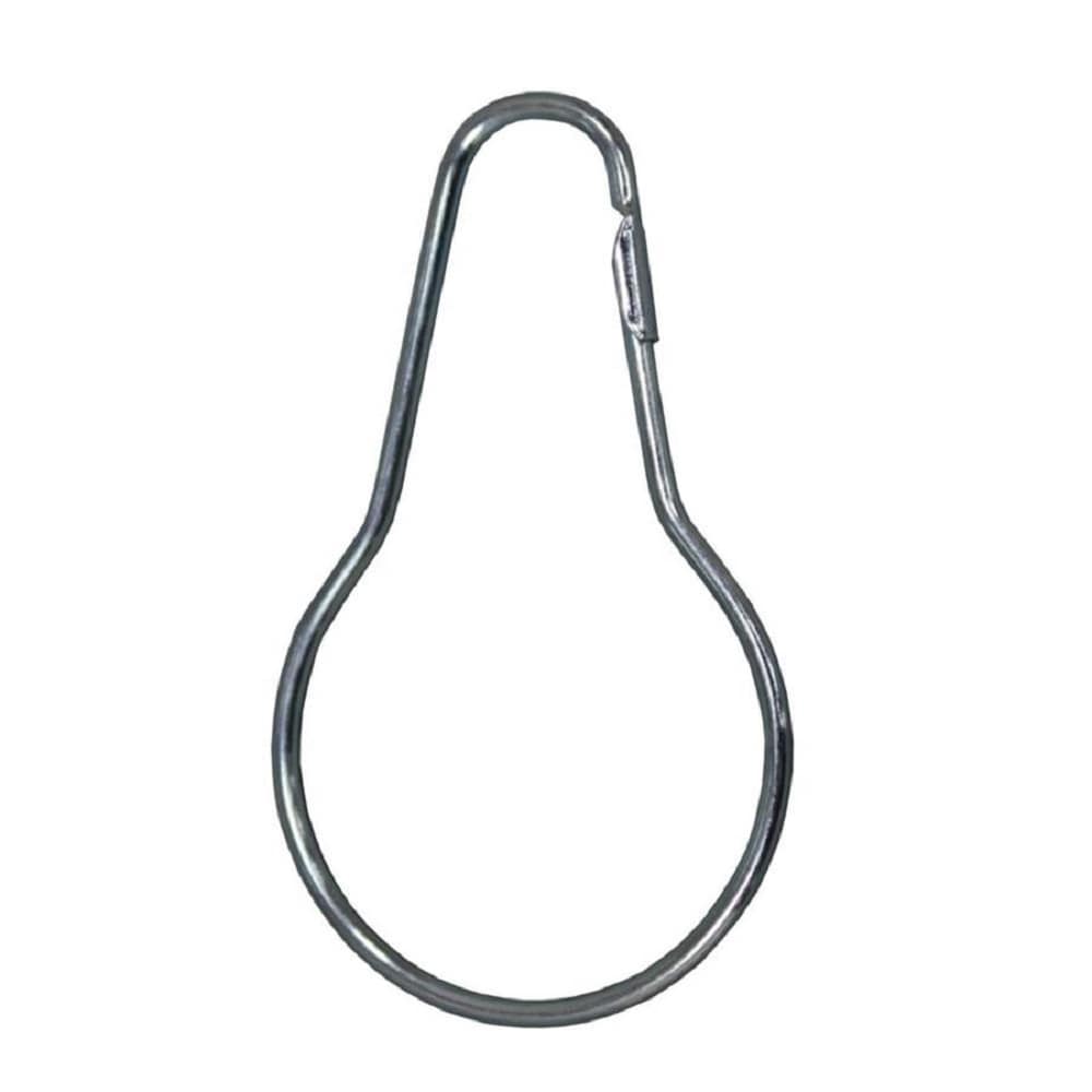 Project Source 12-Pack Zinc-Finish Steel Curtain Rings, 0.2-in Diameter