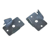 Project Source 2-Pack Zinc Steel Double Curtain Rod Brackets, 1.63 in L x 1.16 in W