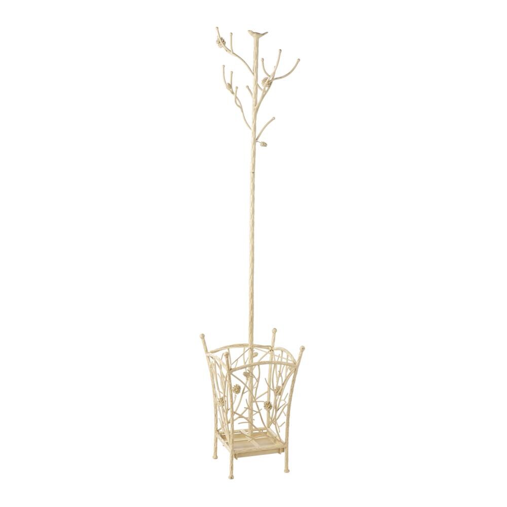 Boston Loft Furnishings Cottage Life French Vanilla 4-Hook Coat Stand