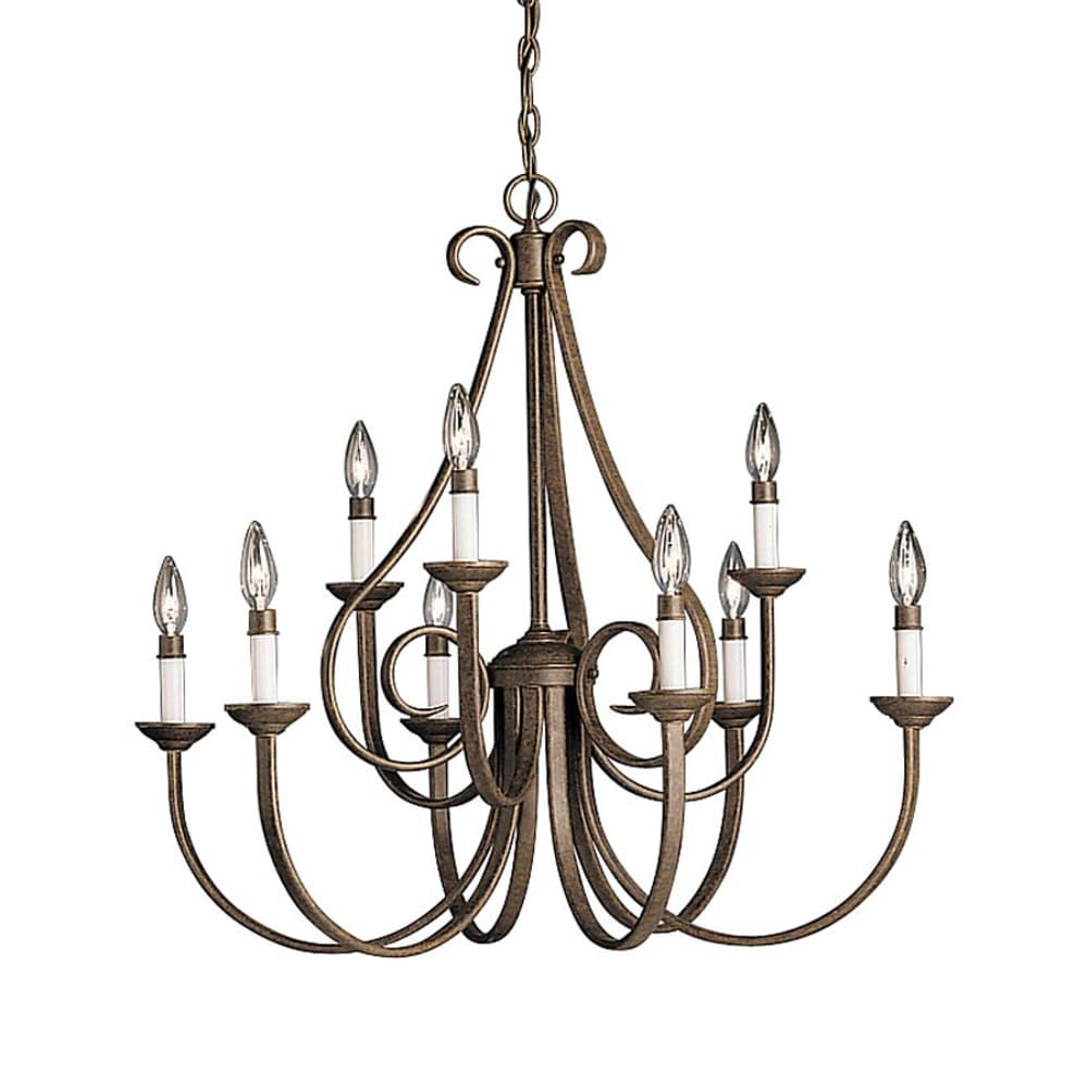 Kichler Dover 9-Light Bronze Transitional Chandelier