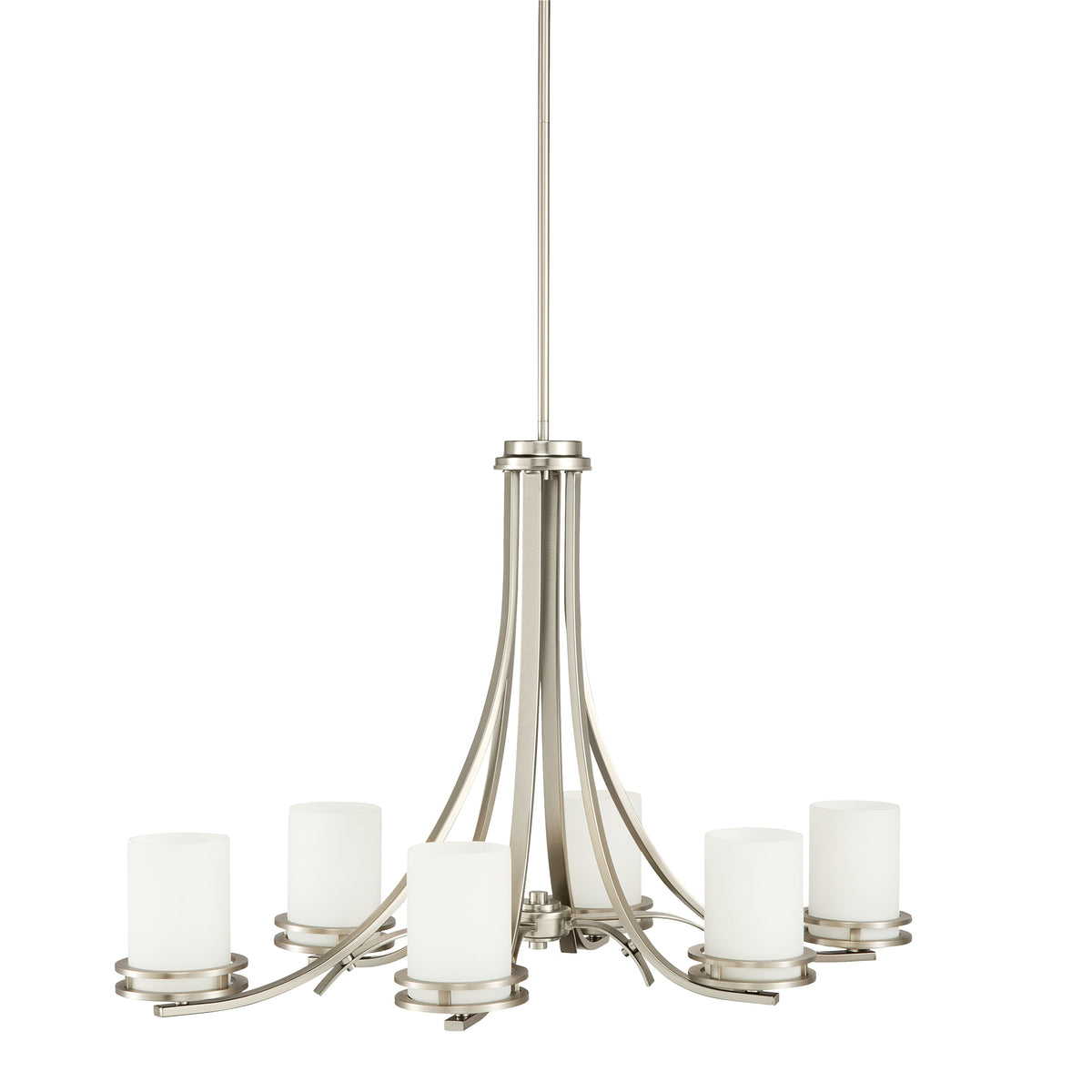 Kichler Hendrik 6-Light Brushed Nickel Transitional Chandelier