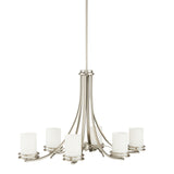 Kichler Hendrik 6-Light Brushed Nickel Transitional Chandelier