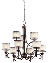 Kichler Lacey 9-Light Bronze Transitional Chandelier