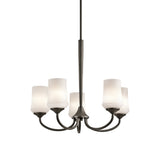 Kichler Aubrey 5-Light Antique Bronze Transitional Chandelier