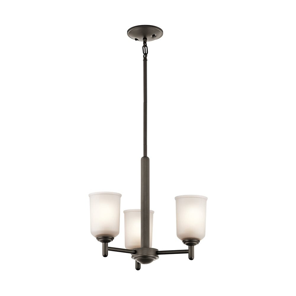 Kichler Shailene 3-Light Antique Bronze Transitional Chandelier