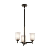 Kichler Shailene 3-Light Antique Bronze Transitional Chandelier