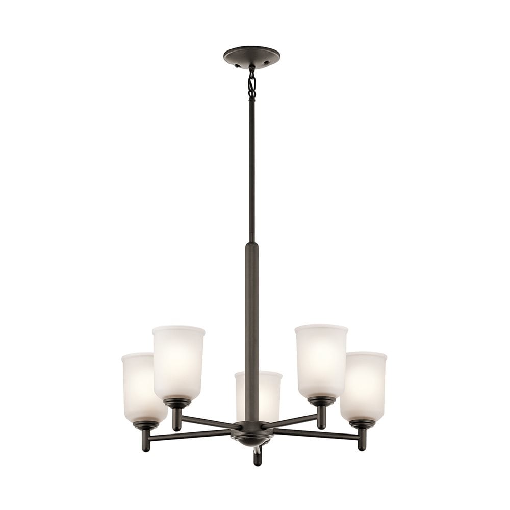 Kichler Shailene 5-Light Antique Bronze Transitional Chandelier