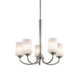 Kichler Aubrey 5-Light Brushed Nickel Transitional Chandelier