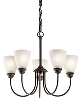 Kichler Jolie 5-Light Antique Bronze Transitional Chandelier