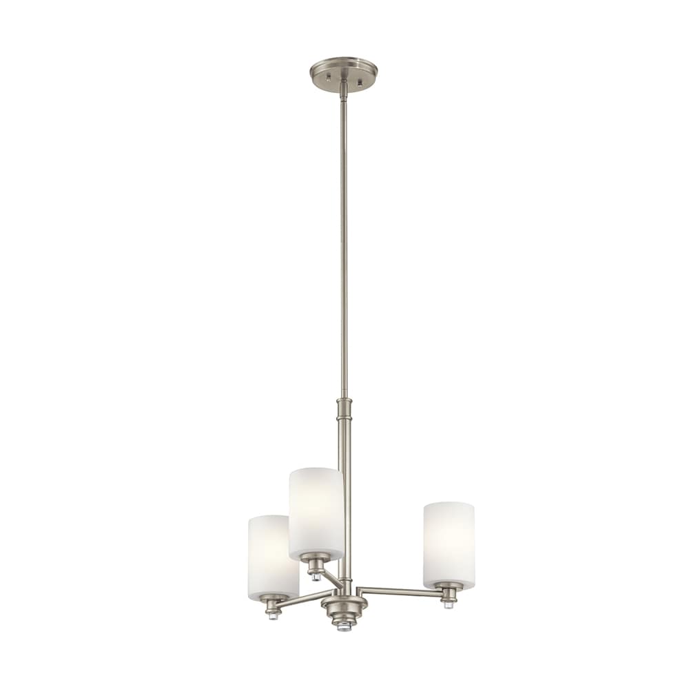 Kichler Joelson 3-Light Brushed Nickel Modern/Contemporary Chandelier