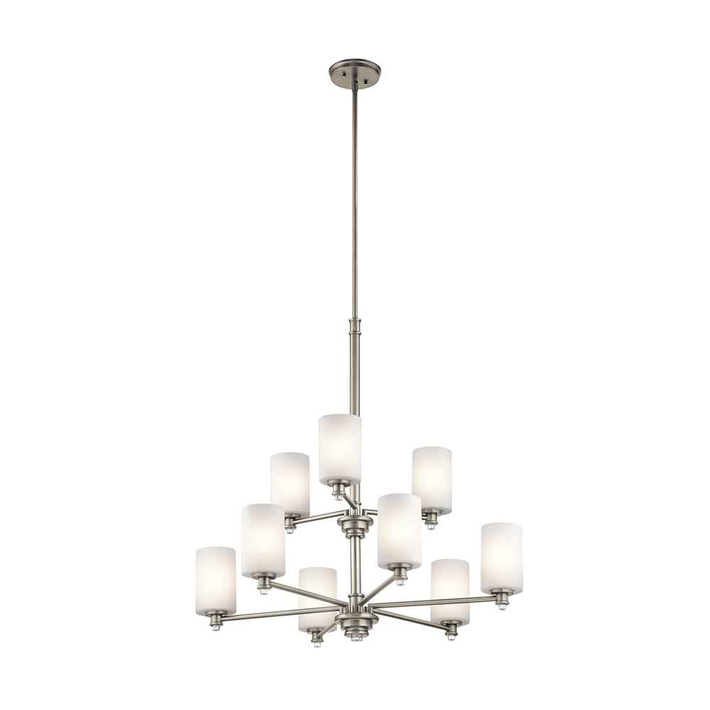 Kichler Joelson 9-Light Brushed Nickel Modern/Contemporary Chandelier