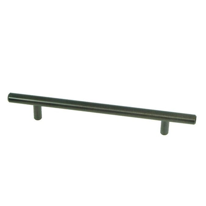 Stone Mill Hardware 6-in (160mm) Center to Center Oil-Rubbed Bronze Cylindrical Bar Drawer Pull
