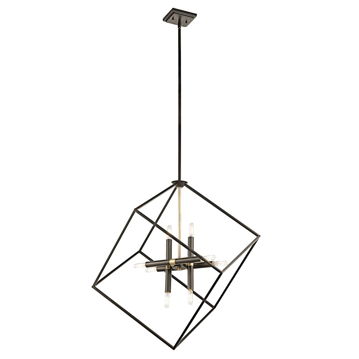 Kichler Cartone 8-Light Bronze Modern/Contemporary Chandelier