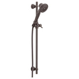DELTA Linden Venetian Bronze Shower Bar System with 3-Way Diverter, 4.94-in Showerhead (Pressure-Balanced Valve Included)
