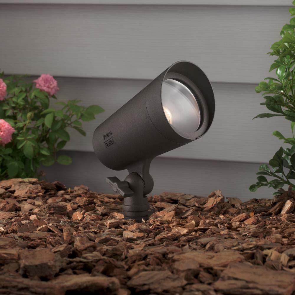 Portfolio 290-Lumen 6-Watt Textured Bronze Low-Voltage LED Spot Light Kit (4-Pack)