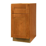 Home Decorators Collection Newport 21 in. W x 24 in. D x 34.5 in. H Assembled Plywood Base Kitchen Cabinet in Cinnamon with 2ROT Soft Close LH