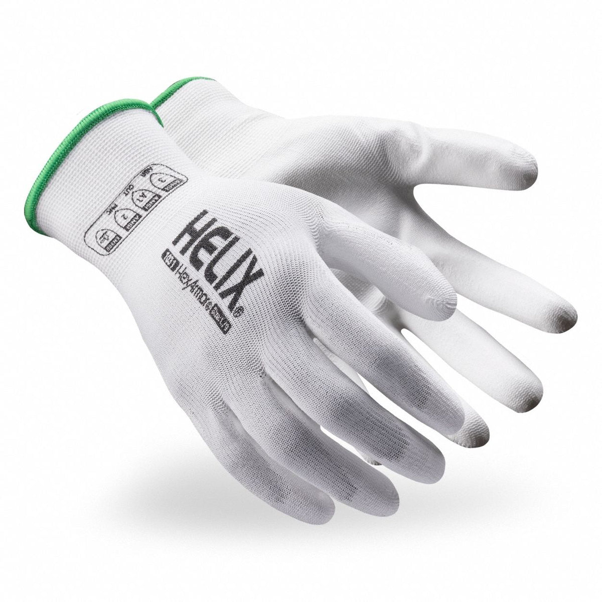 HEXARMOR Helix GP Seamless Knit Gloves, Size S, ANSI Cut-Resistant