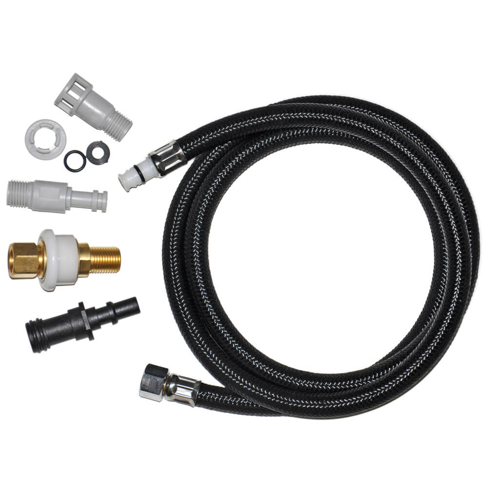 Danco 48-in PVC Braided Premium Sink Side Spray Replacement Hose, Universal Fit (Model 10340)