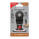 Diablo Starlock Bi-Metal Oscillating Blade for Nail-Embedded Wood 2-1/2"