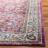 Safavieh Merlot Zoria 9 x 12 Red/Multi Indoor Floral/Botanical Oriental Area Rug