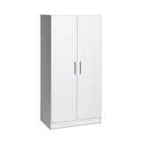 Prepac Elite 32-in W x 65-in H Wood Composite White Freestanding Utility Storage Cabinet
