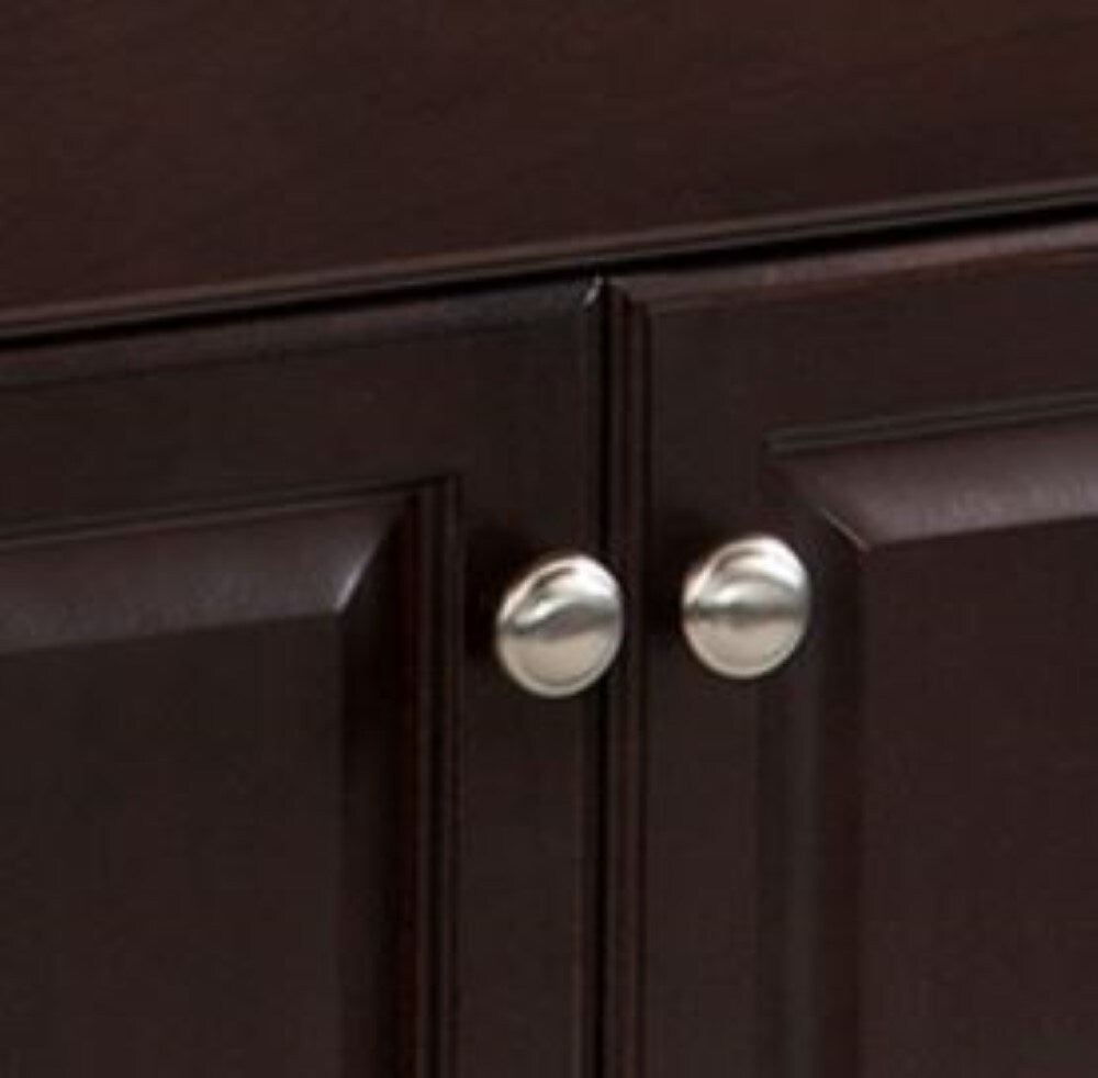 Project Source 30-in Java Single Sink Bathroom Vanity with White Cultured Marble Top