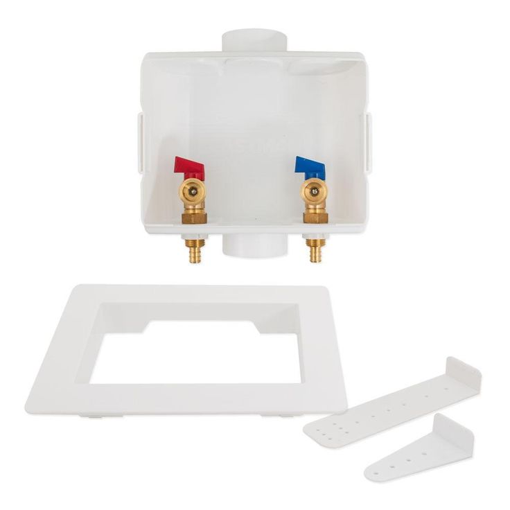 1/2 in. PEX Center Drain Washing Machine Outlet Box