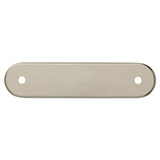 3 in. (76mm) Center-to-Center Venetian Bronze with Copper Highlights Oval Drawer Pull Backplate - Super Arbor