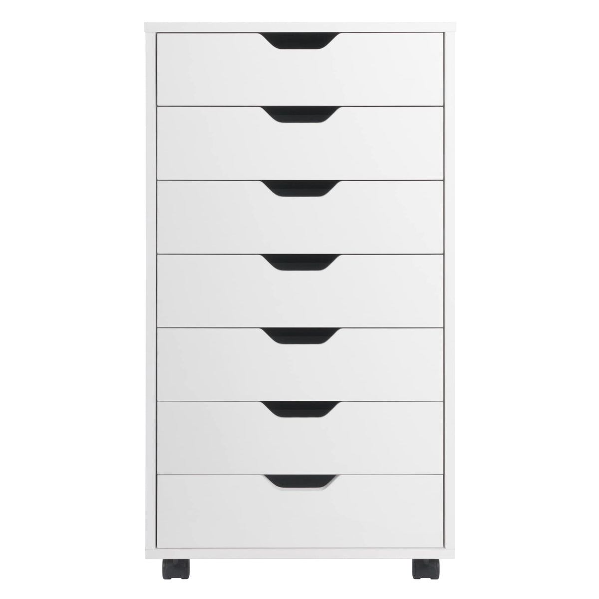 Winsome Wood Halifax White 7-Drawer 19.21-in File Cabinet