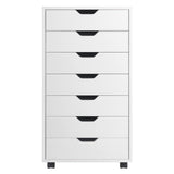 Winsome Wood Halifax White 7-Drawer 19.21-in File Cabinet