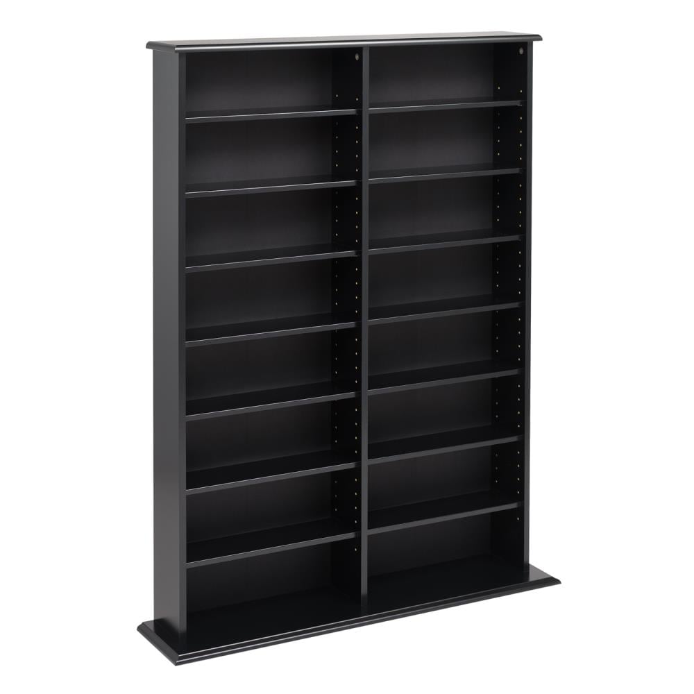 Prepac Black Transitional Composite Media Cabinet
