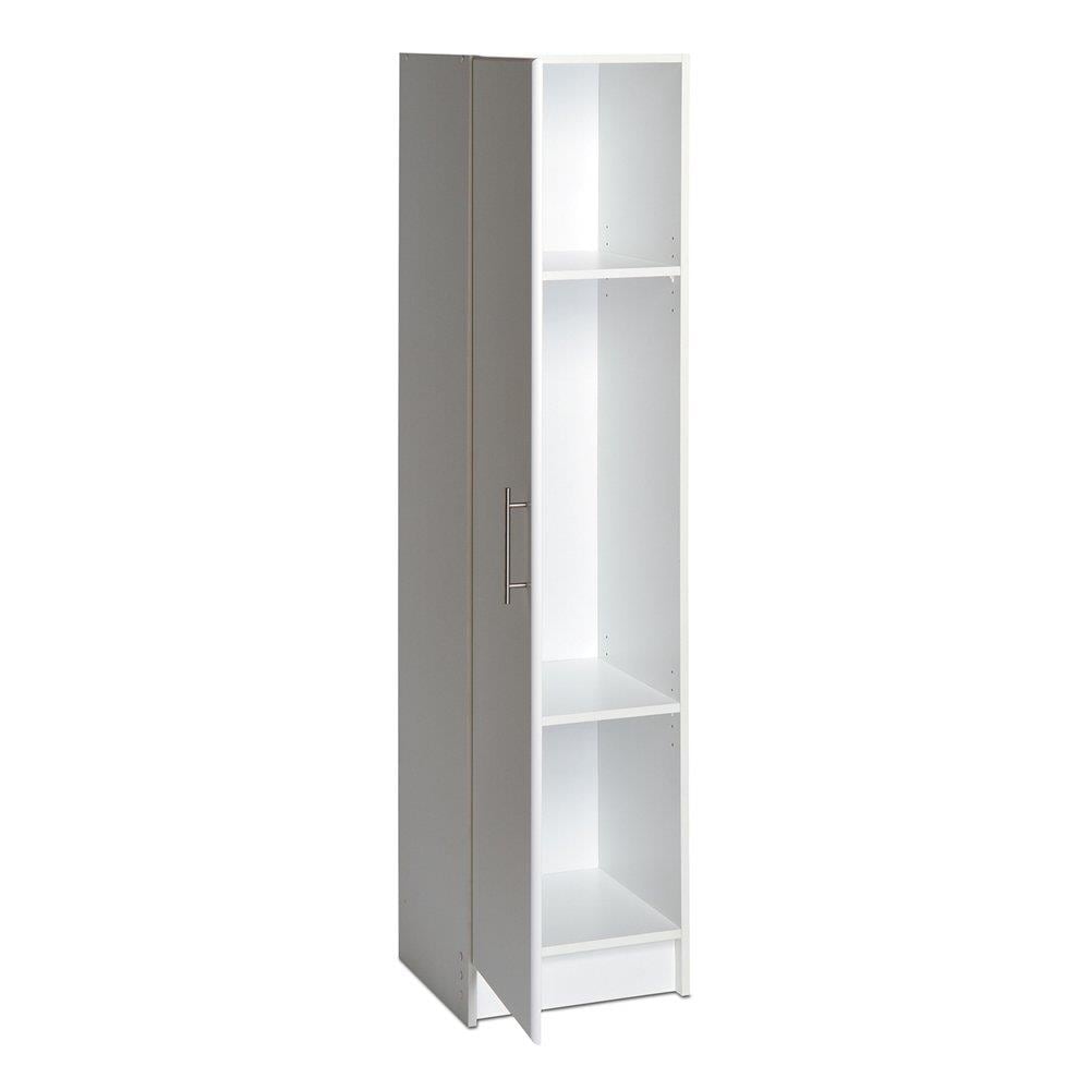 Prepac Elite 16-in W x 65-in H Wood Composite White Freestanding Utility Storage Cabinet
