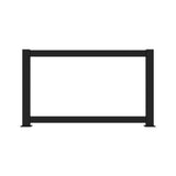 Freedom 6-ft Black Aluminum Privacy Frame