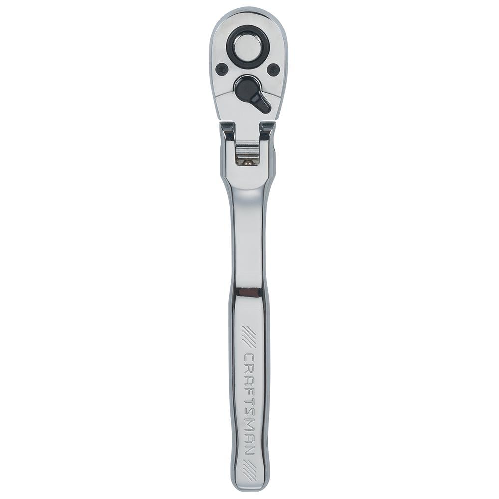 CRAFTSMAN 72-Tooth 1/2-in Drive Quick-Release Flexible Head Ratchet