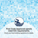 Freedom Freeport 6-ft H x 6-ft W White Vinyl Fence Panel (Unassembled)