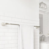 Delta Sawyer 24-in Satin Nickel Wall Mount Single Towel Bar
