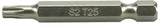 Hillman 10-Piece 2-in T25 Torx Steel Hex Shank Screwdriver Bit Set