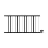 Freedom VersaRail Winchester 6-ft x 36-in Aluminum Deck Rail Kit