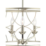 Progress Lighting Landree 3-Light Gray Traditional Chandelier