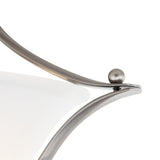 Portfolio 17.32-in Brushed Nickel Traditional Semi-Flush Mount Light