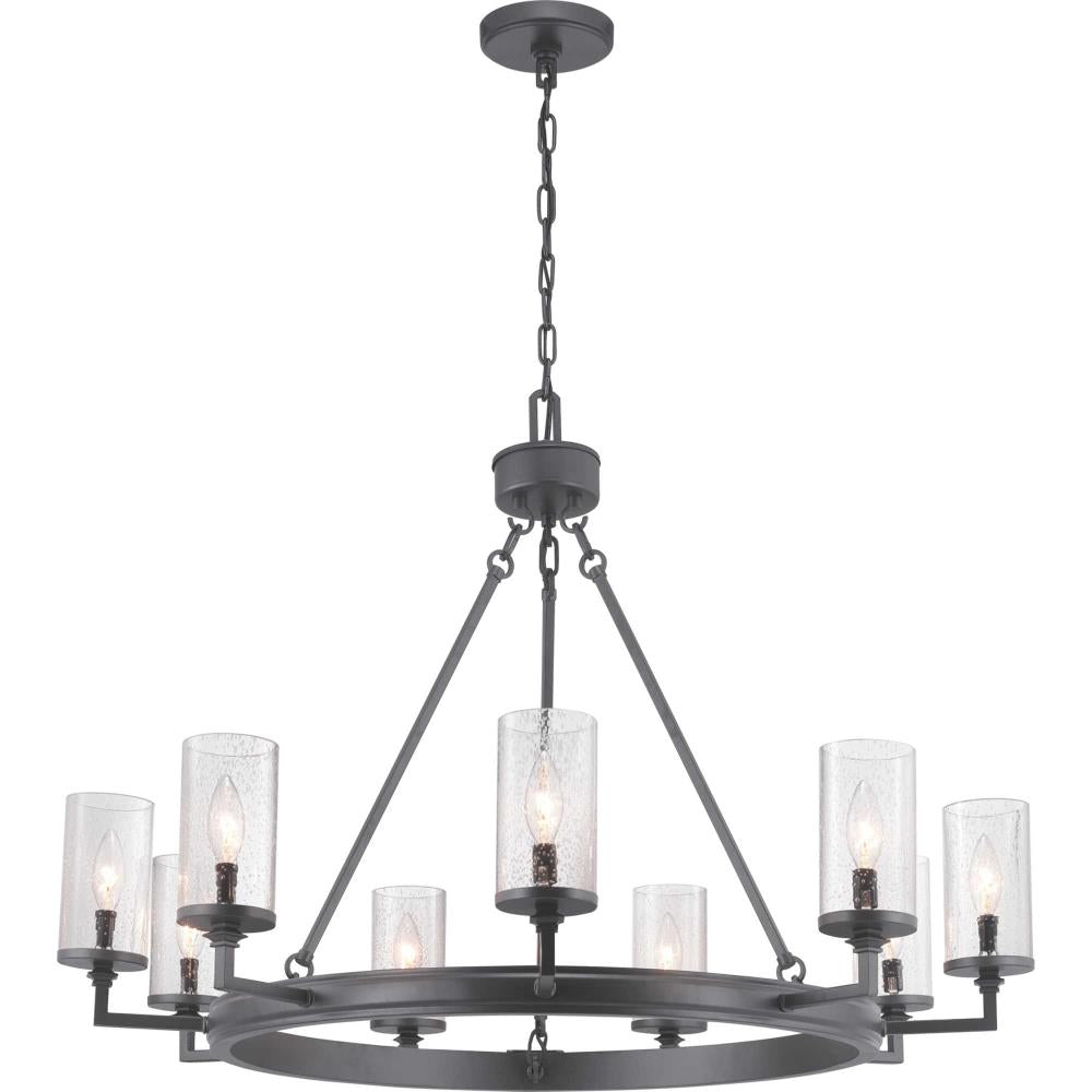 Progress Lighting Gresham 9-Light Black Transitional Chandelier