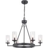 Progress Lighting Gresham 6-Light Black Transitional Chandelier