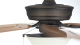 Harbor Breeze Echolake 52-in Oil-Rubbed Bronze LED Indoor/Outdoor Ceiling Fan with Light Kit (5-Blade)