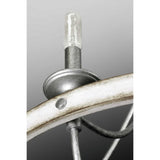 Progress Lighting Gulliver 8-Light Galvanized with Antique White Coastal Lantern Medium Hanging Pendant Light