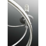 Progress Lighting Gulliver 8-Light Galvanized with Antique White Coastal Lantern Medium Hanging Pendant Light